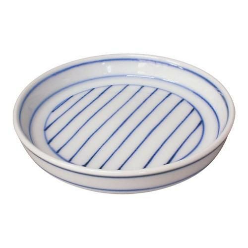 そば薬味皿 線模様 2606-683