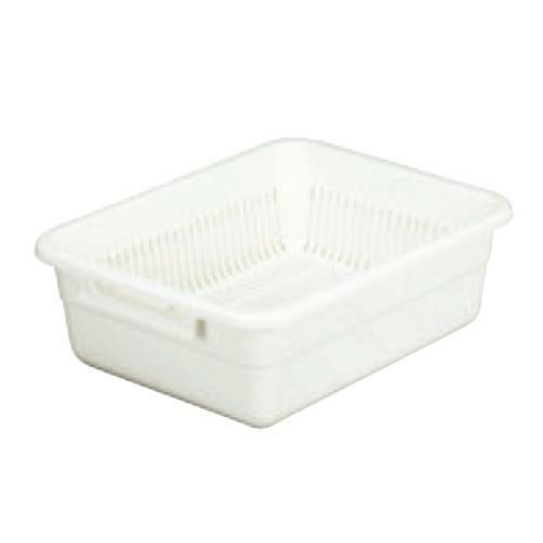 【アシスト 水切りカゴ No.0 ベージュ】 幅550×奥行425×高さ175(mm)/業務用/グループA