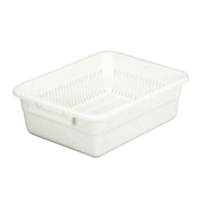 【アシスト 水切りカゴ No.4 ベージュ】 幅320×奥行250×高さ115(mm)/業務用/小物送料