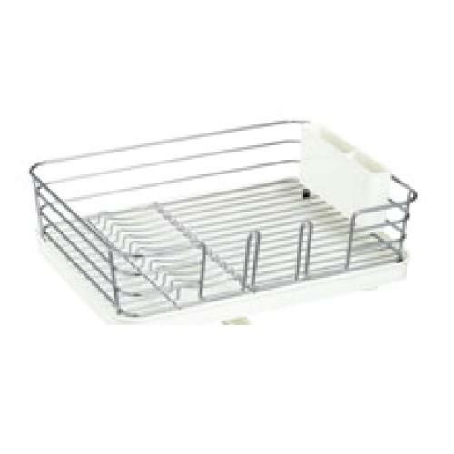 【Nポゼ 縦横兼用クリアコート水切り スタンダード ホワイト 551192】 幅302×奥行390×高さ128(mm)/業務用/グループA