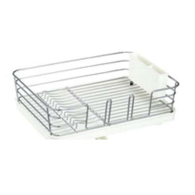 【Nポゼ 縦横兼用クリアコート水切り スタンダード ホワイト 551192】 幅302×奥行390×高さ128(mm)/業務用/グループA