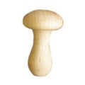 【木製 箸置き きのこ型 ホワイト 108131】 幅40(mm)/業務用/グループA