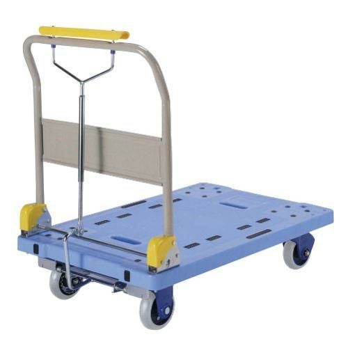 環境静音樹脂台車 ギアロック式ハンドブレーキ付 PHB-300GS