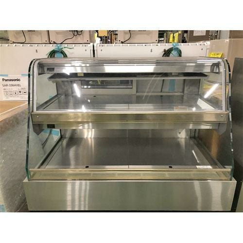 中古】卓上対面冷蔵ショーケース レマコム RCS-T90S2RB 幅890×奥行570