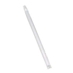 カラーストロー(500本入)ストレート クリア 6×210