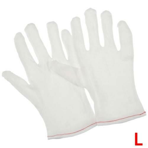 綿スムス手袋(12双入)L 3-7269-03