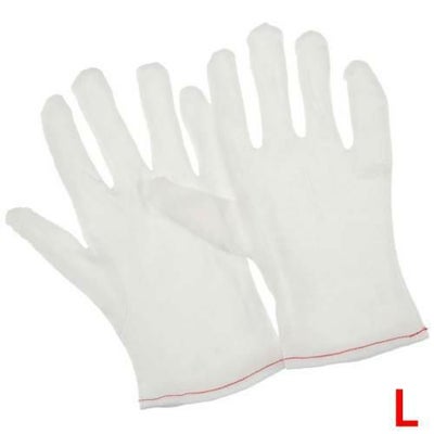 綿スムス手袋(12双入)L 3-7269-03