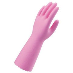 【ショーワ 厚手手袋 ビニトップ M ピンク】/業務用/グループA