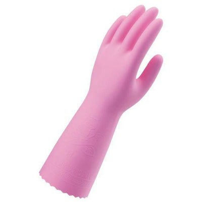 【ショーワ 厚手手袋 ビニトップ M ピンク】/業務用/グループA