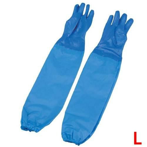 エステー ニトリル耐油手袋 腕カバー付 No.660 L