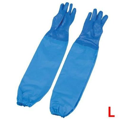 エステー ニトリル耐油手袋 腕カバー付 No.660 L