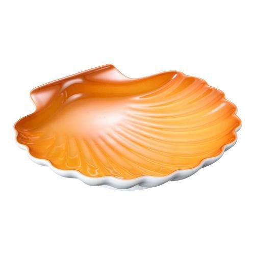 シェーンバルド スカラップシェル 茶 ラウンド型 0298-13B