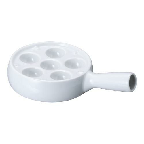 シェーンバルド スネール皿(手付) 白 0298-124W