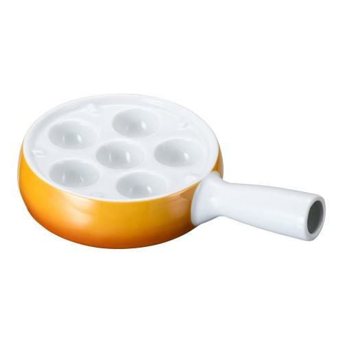 シェーンバルド スネール皿(手付) 茶 0298-124B