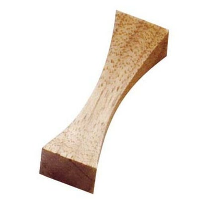 【木製箸置 アーチ 黒壇 08797】 幅13×奥行45×高さ11(mm)/業務用/グループA