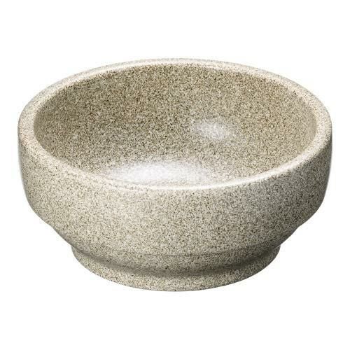 スタッキングビビンバ グレー石目調 18cm 327-0136