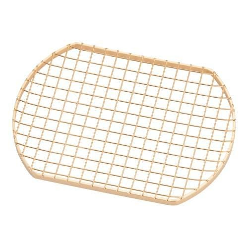 SA18-8金仕上げ盛付網(飾り網) 小判型