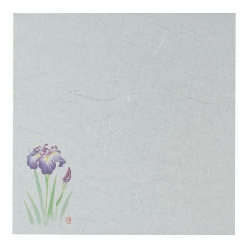 遠赤抗菌和紙 花ごよみ懐敷(200枚入) あやめ W5-4