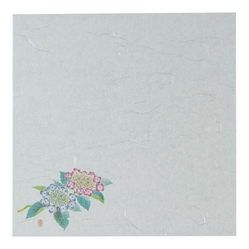 遠赤抗菌和紙 花ごよみ懐敷(200枚入) あじさい W5-5