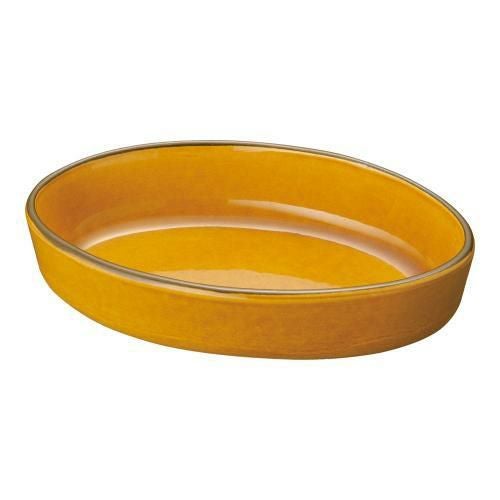 マトファ陶磁器オーバルグラタン皿5120 (10422)195×120mm