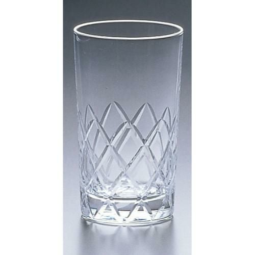 タンブラー・08206HS 68切子 190cc(6ヶ入)K68-06