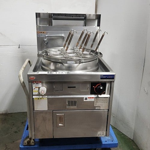 業界最長1年保証】【中古】ゆで麺機 丸釜7デポ マルゼン MR-15M 幅650