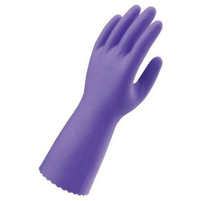 【ショーワ 厚手手袋 ビニトップ L バイオレット】/業務用/グループA
