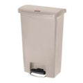 ラバーメイド スリムジムステップオンコンテナー フロントステップ 90L ベージュ 1883552