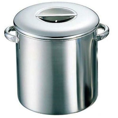 キッチンポット 50cm 手付 内蓋式 18-8 仔犬 【 業務用 】【送料無料】