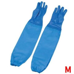 エステー ニトリル耐油手袋 腕カバー付 No.660 M