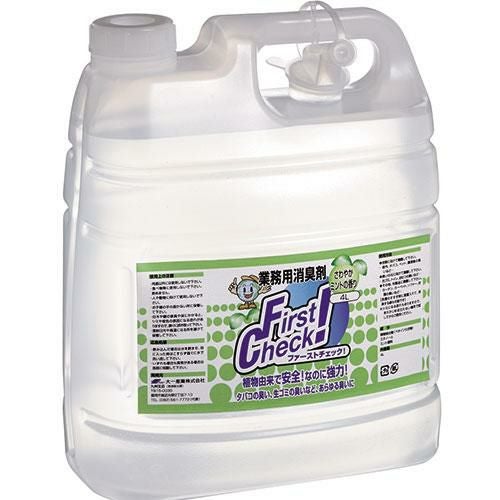 ファーストチェック！ サワヤカミントノ香リ 4L(業務用万能消臭剤)