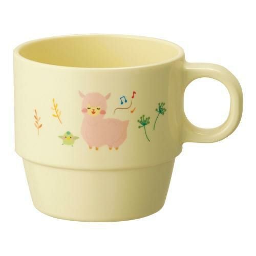 メラミン食器 アルパカーナ イエロー 手付きカップMN-130ALY