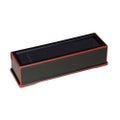 【ABS 箸箱 黒渕朱(楊枝入付)24cm】 幅305×奥行102×高さ70(mm)【グループA】