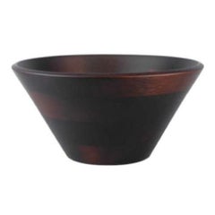 ラバーウッド サラダボール ブラウン 23cm 640538