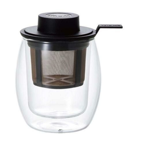 【フィナム フィルター付二層グラス HS-222】 幅72×奥行104×高さ110(mm)【グループA】