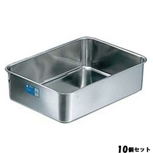 【10セット】クローバー 18-8 深型 組バット 10号