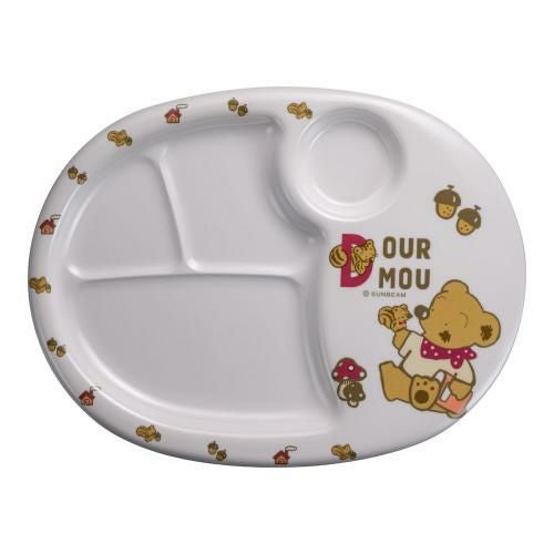 メラミンお子様食器「デュールムー」 ランチ皿(大)MCー31-DM