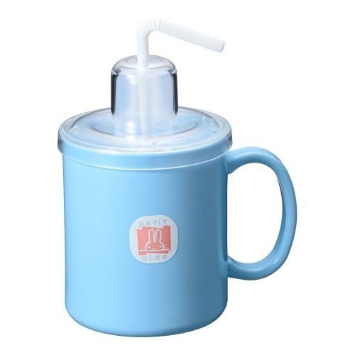ストロー付マグカップ HS-N4 ブルー