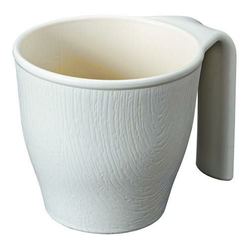 木目マグカップ(目盛付) NK-280IV アイボリー