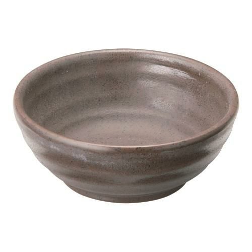 マイン メラミンウェア 茶 小鉢 大 M11-574