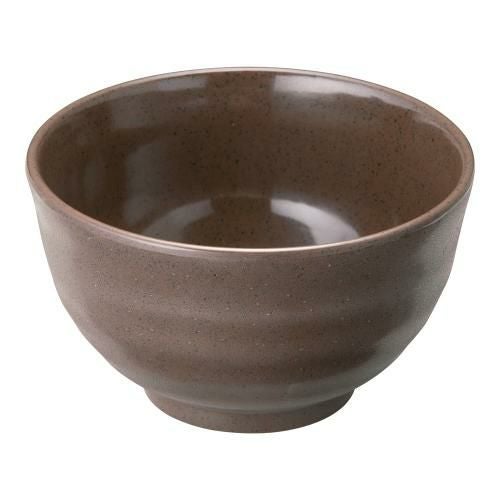 マイン メラミンウェア 茶 どんぶり 小 M11-577