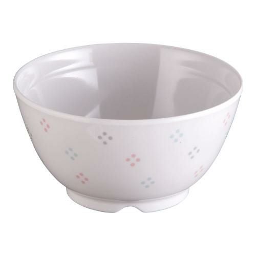 メラミン「花紋」飯椀 身 M-354-KA