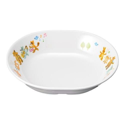 メラミンお子様食器「プチまる」 67-PM 楕円深皿
