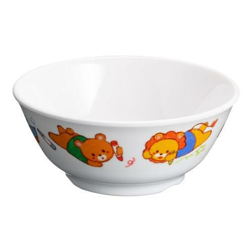 メラミンお子様食器 「みんなともだち。」 汁椀 YMC-1