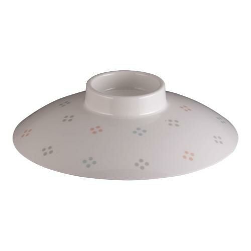 メラミン「花紋」煮物椀 蓋 M-202-KA