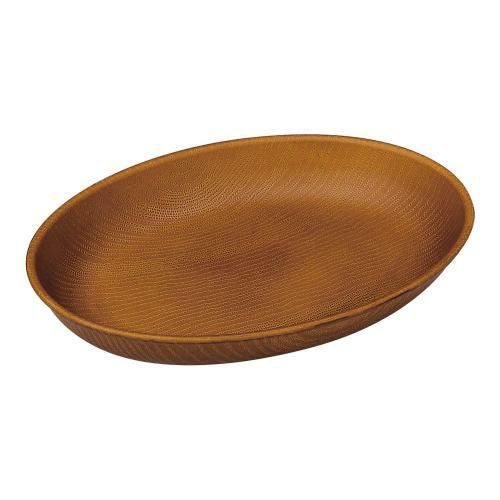 WOOD オーバル 230×170 ブラウン