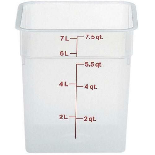 CAMBRO角型フードコンテナー 本体ナチュラルタイプ 8SFSPP　【グループA】