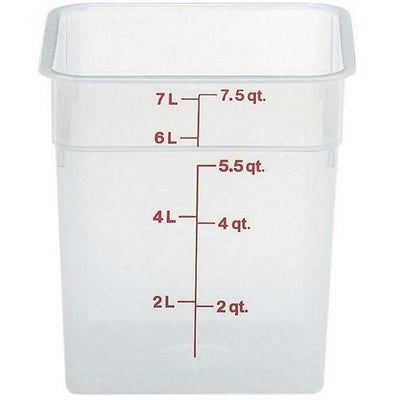 CAMBRO角型フードコンテナー 本体ナチュラルタイプ 8SFSPP　【グループA】