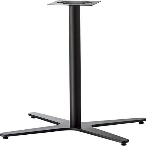 テーブル脚 TABLE LEG Xベース ET606-C ポールφ76 受座角240 (mm)