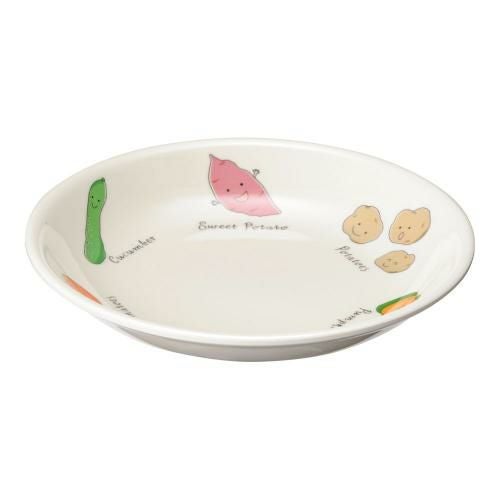 メラミンお子様食器「ベジタ村」 53-VV 13cm皿